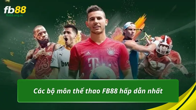 Các bộ môn thể thao FB88 hấp dẫn nhất hiện nay