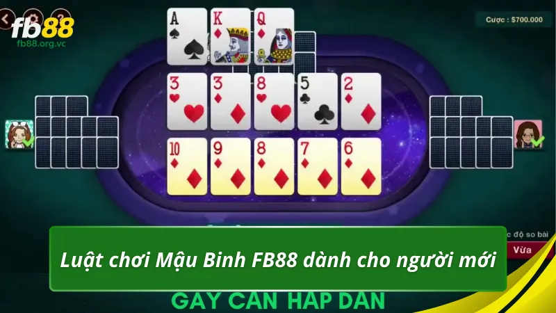 Luật chơi Mậu Binh FB88 dành cho người mới