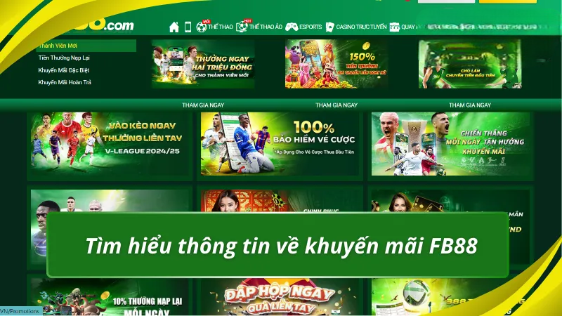 Tìm hiểu thông tin về khuyến mãi FB88