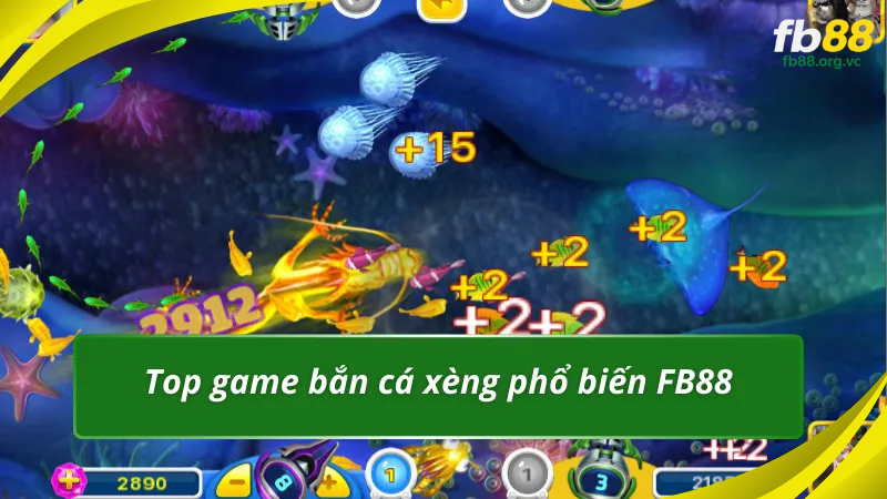 Top game bắn cá xèng đổi thưởng phổ biến FB88